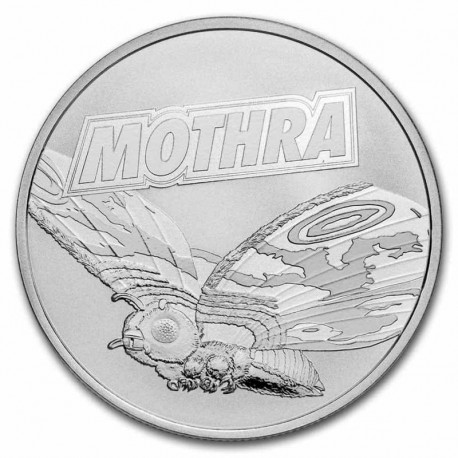 Niue 2023 - Godzilla vs Monsters - Mothra Ag999 1oz BU
